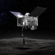 Representación artística de la sonda OSIRIS-REx desplegando el módulo para tomar muestras. Foto: NASA